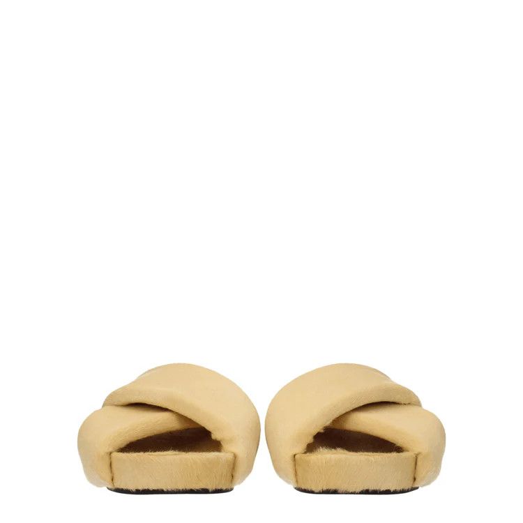 Jil Sander ob1o1e1124 Slippers in Beige Size US 10 / IT 40 - 3 Thumbnail