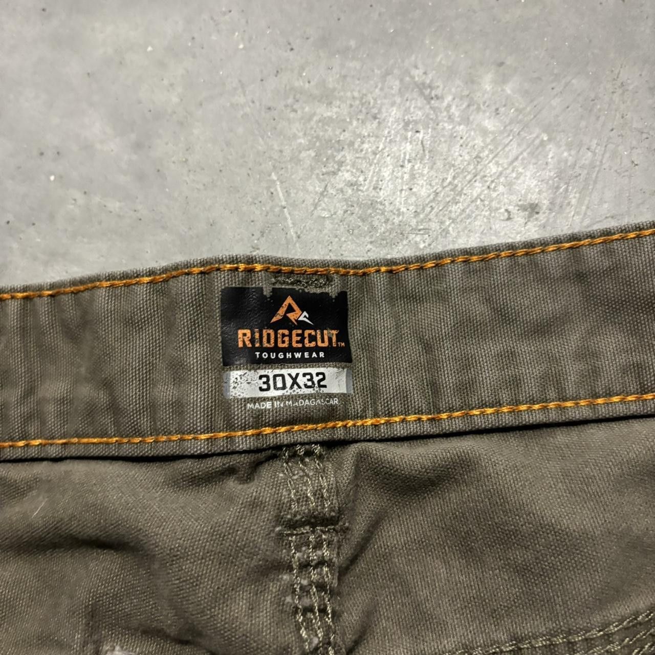 Japanese Brand × Vintage Crazy Vintage Y2K/2000s Grunge Khaki Skater Workwear Carpenter Pants! Size US 30 / EU 46 - 8 Thumbnail