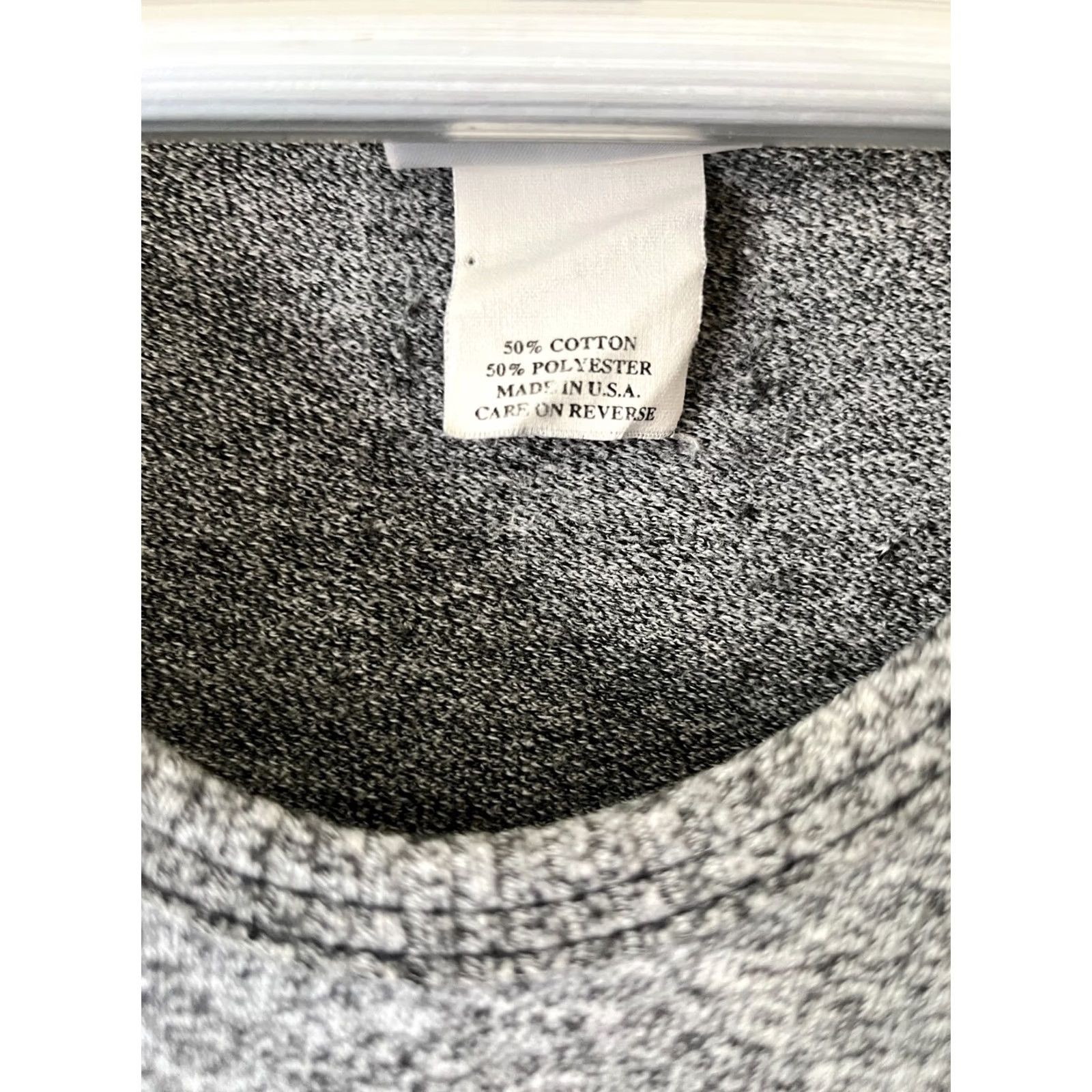 Marcs Hot Cotton by Marc Ware Womens Long Sleeve V-Neck Top XL Knit Heather Gray Shirt Womens XL Gray Heather Knit T-Shirt Casual Size XL / US 12-14 / IT 48-50 - 5 Thumbnail