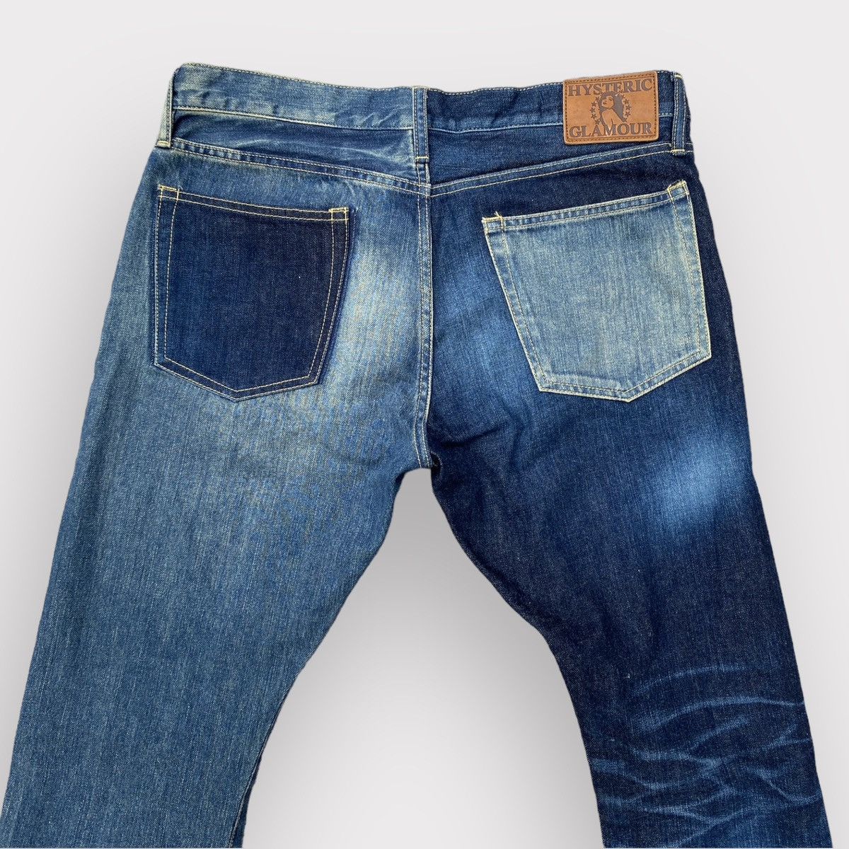 Hysteric Glamour SS14 Hysteric Glamour Two Tone Hybrid Corolla Jeans Size US 34 / EU 50 - 4 Thumbnail