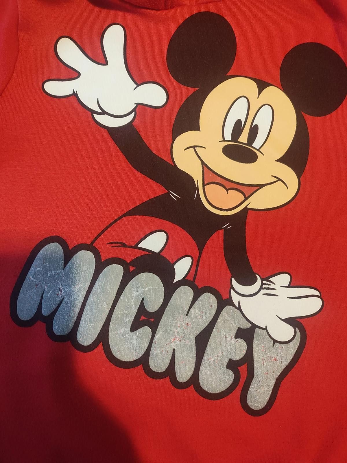 Disney Red Mickey Mouse Kids Hoodie Sweatshirt Size US XXS / EU 40 - 3 Thumbnail