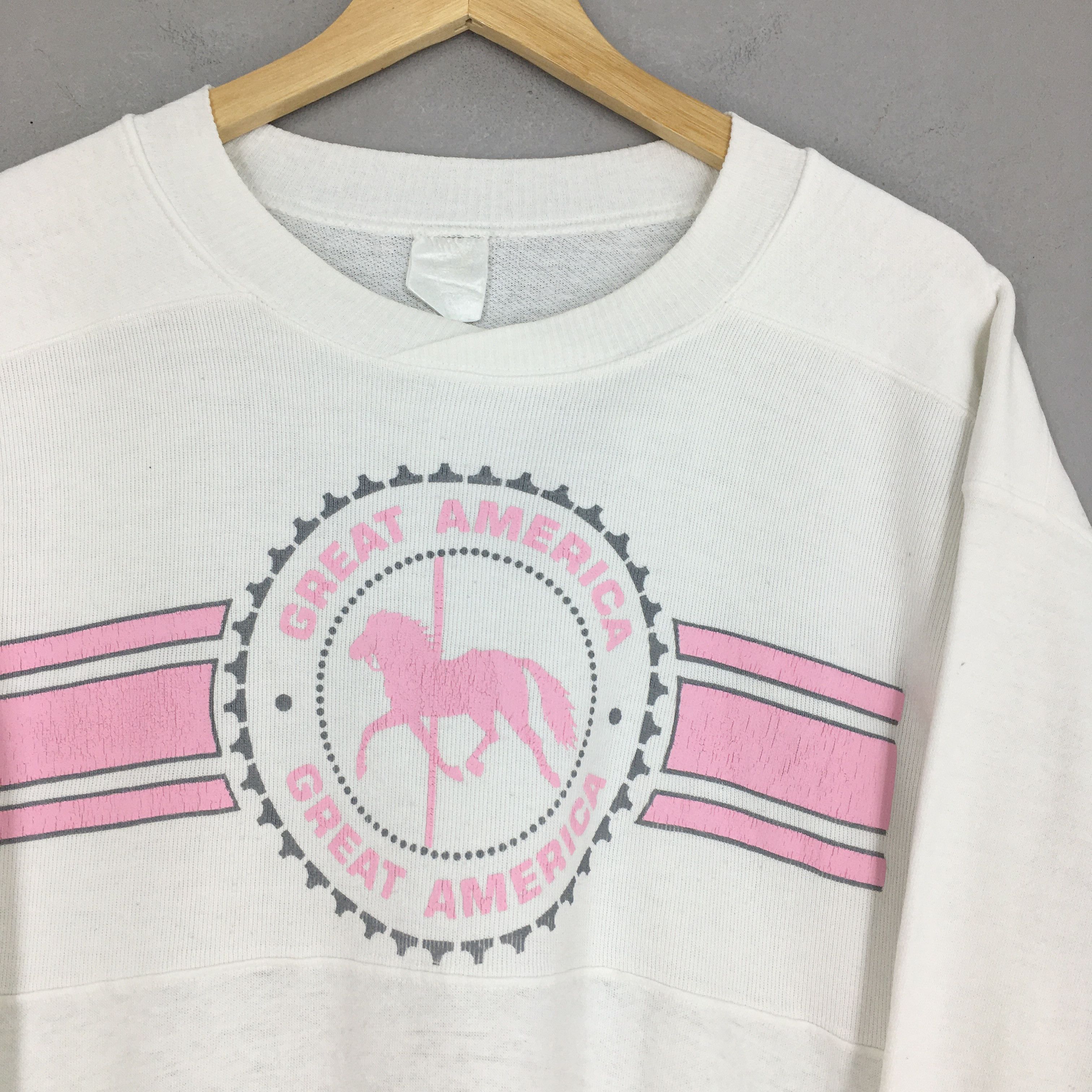 Habitat × Vintage Vintage Great America Horse Race Graphic Sweatshirt Small Size US S / EU 44-46 / 1 - 2 Thumbnail