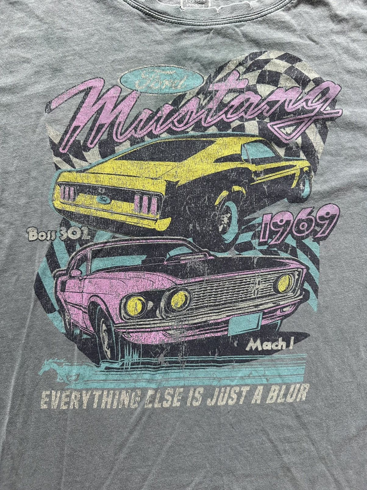 Vintage Ford Mustang 1969 Short Sleeve Tee Size M / US 6-8 / IT 42-44 - 3 Thumbnail