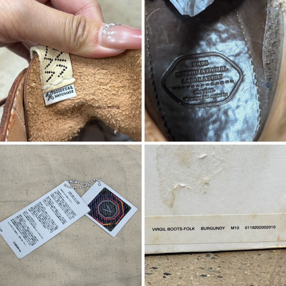 Visvim Visvim 19aw Virgil Boots Folk burgundy Size US 10 / EU 43 - 8 Thumbnail
