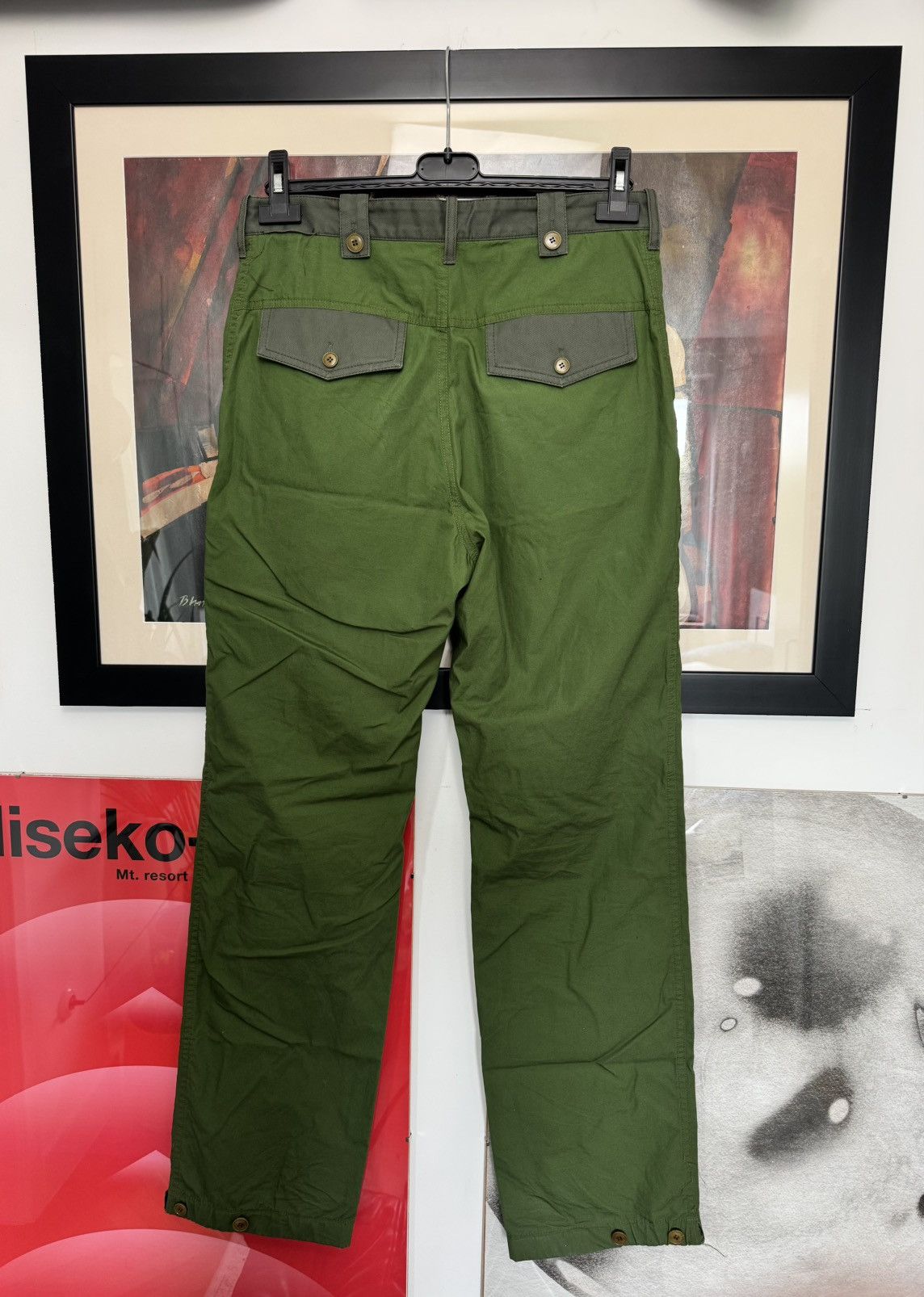 Acne Studios Acne Studios Cargo Trouser Pants Olive Green Multipocket Size US 30 / EU 46 - 2 Thumbnail