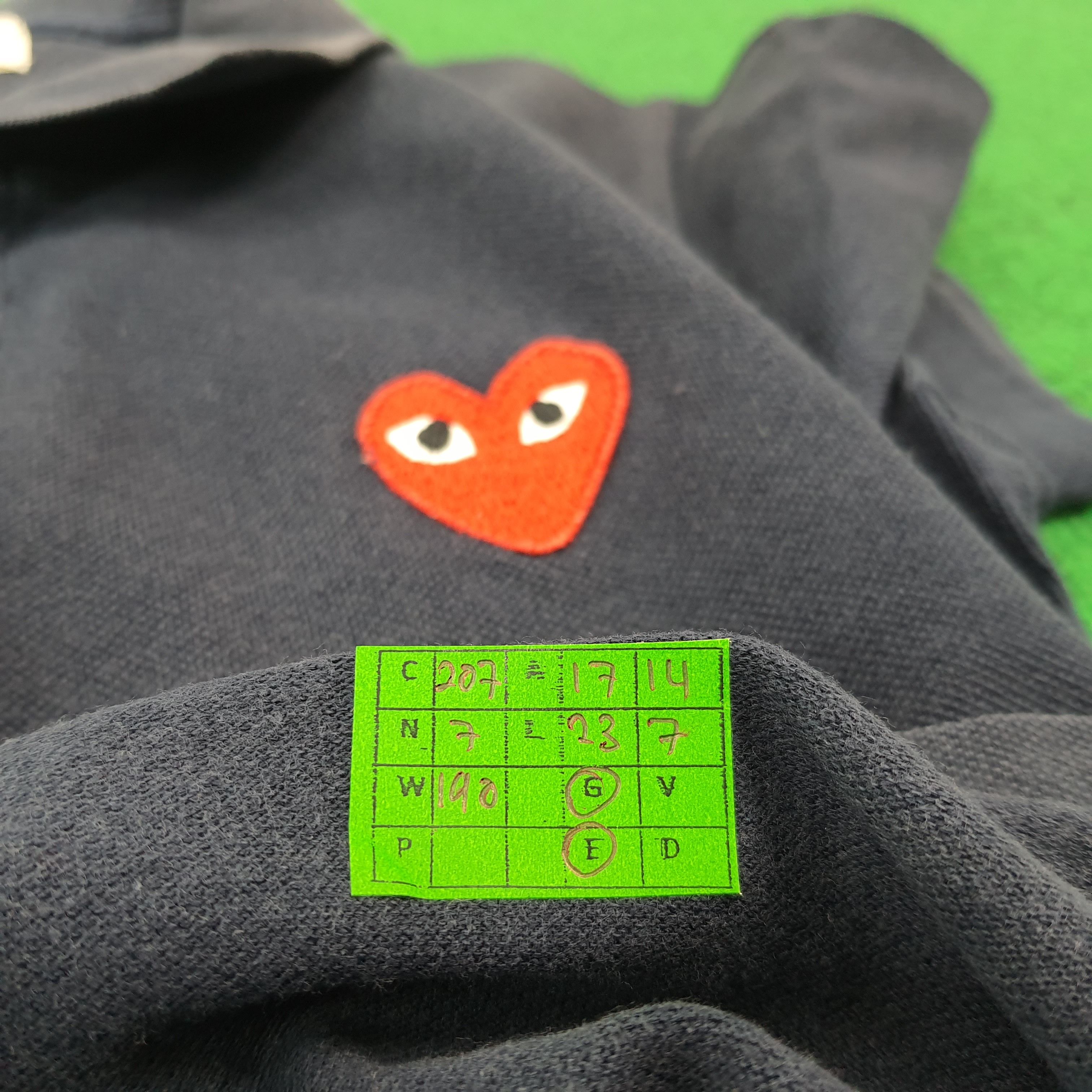 Comme des Garcons PLAY × Japanese Brand × Vintage Vintage Comme Des Garcons Play Japan Brand Polo Shirt Size US S / EU 44-46 / 1 - 6 Thumbnail