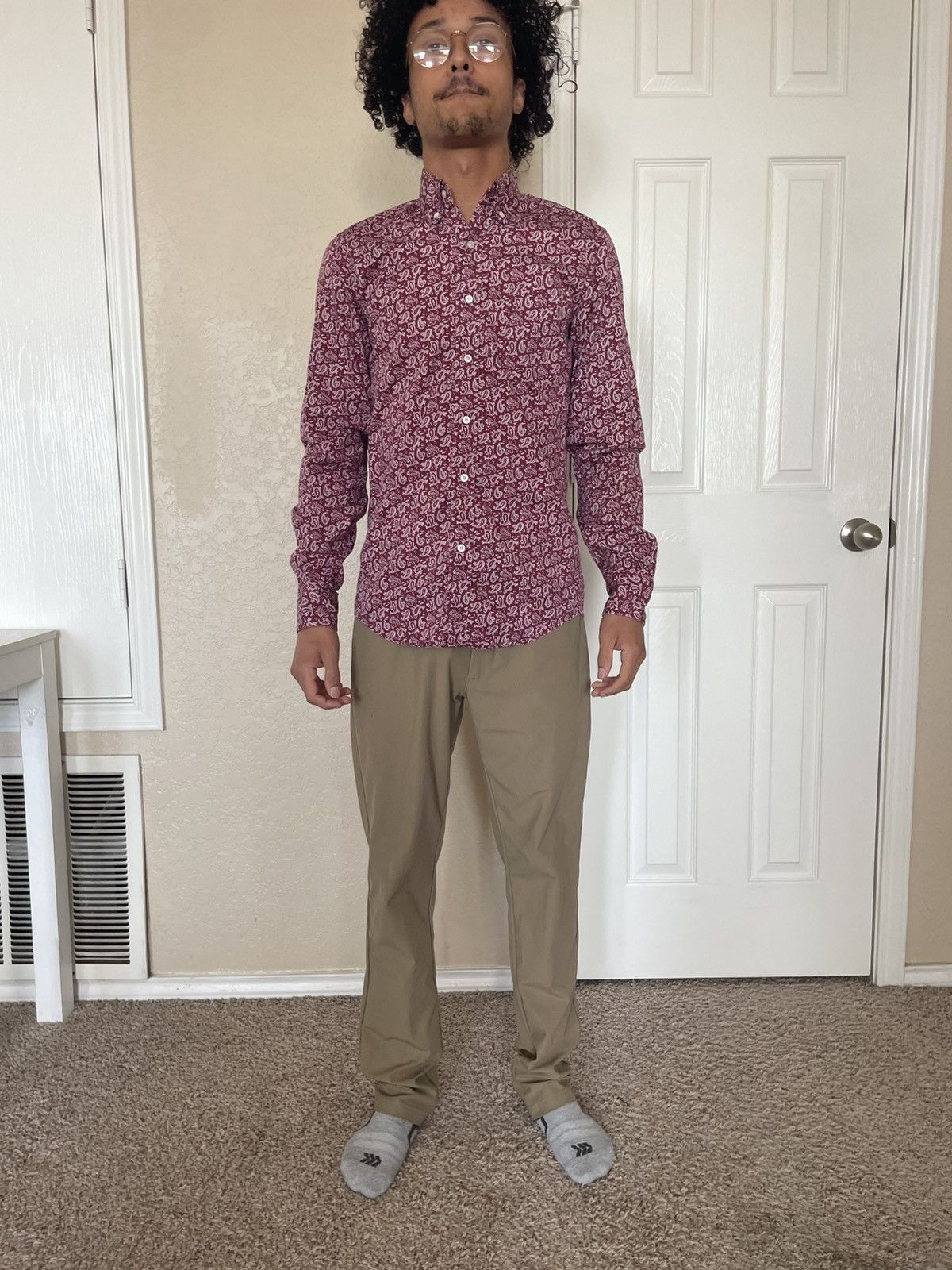 Gustin Paisley Button Down shirt Size US XS / EU 42 / 0 - 2 Thumbnail