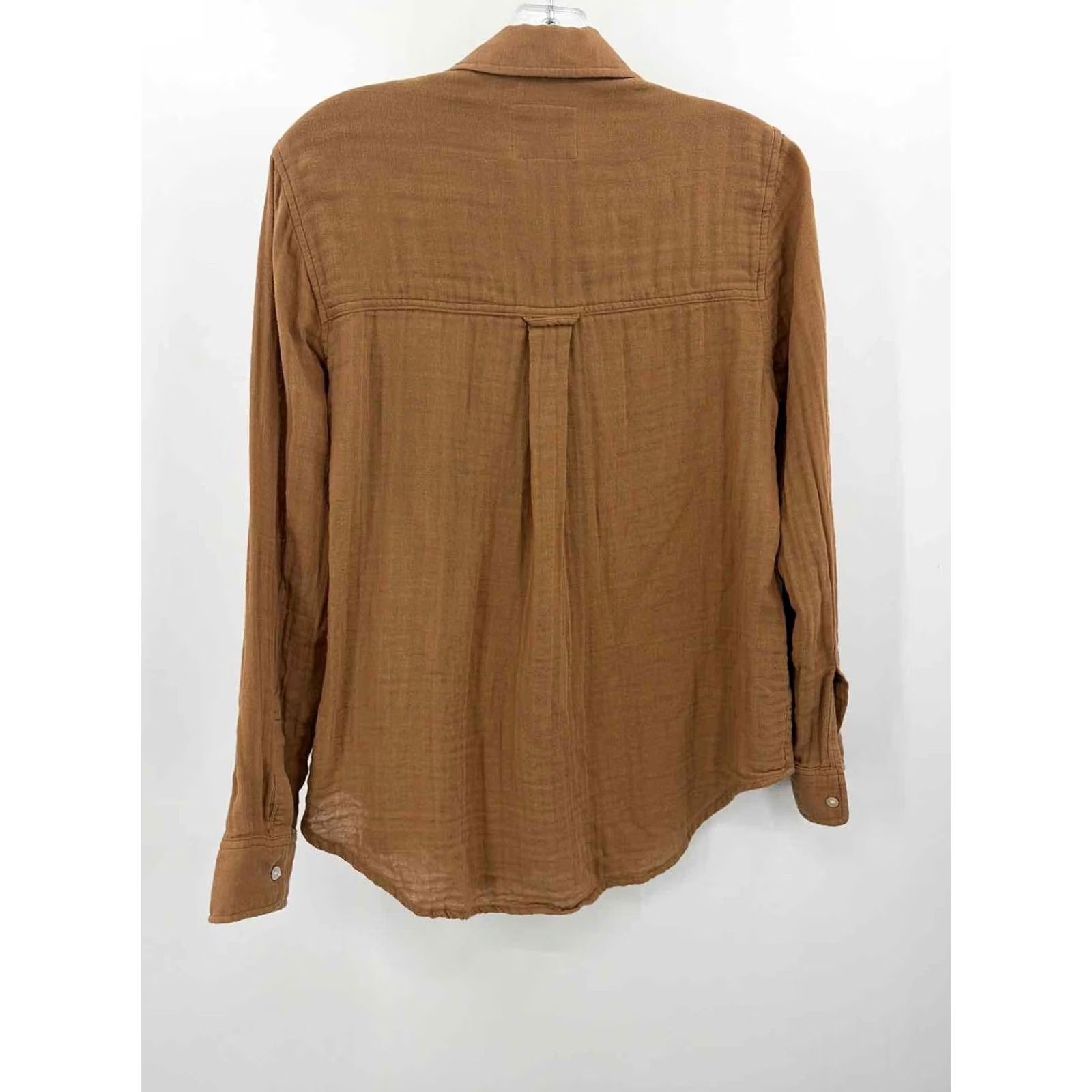 Rails Rails Button Down Shirt XS Brown Pre-Owned Size XS / US 0-2 / IT 36-38 - 3 Thumbnail