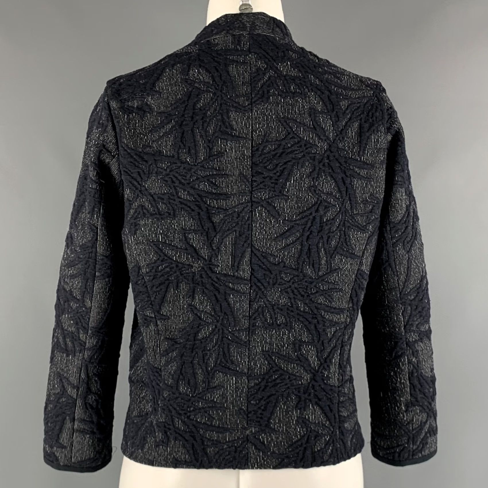 Pas de Calais PAS de CALAIS Jacket Size M Navy White Polyester Blend Size M / US 6-8 / IT 42-44 - 4 Thumbnail