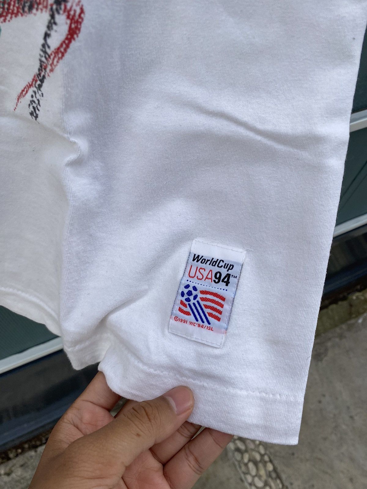 Adidas 🍓NEED GONE🍓Vintage adidas germany fc world cup 1994 usa tee Size US M / EU 48-50 / 2 - 5 Thumbnail