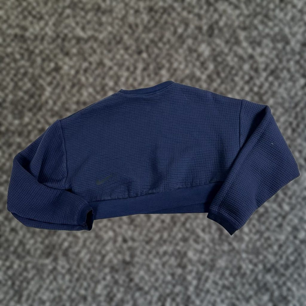 Nike Nike Sportswear City Ready Fleece Crew Sweatshirt Womens Small Blue Crop CJ9475 Size S / US 4 / IT 40 - 1 Thumbnail
