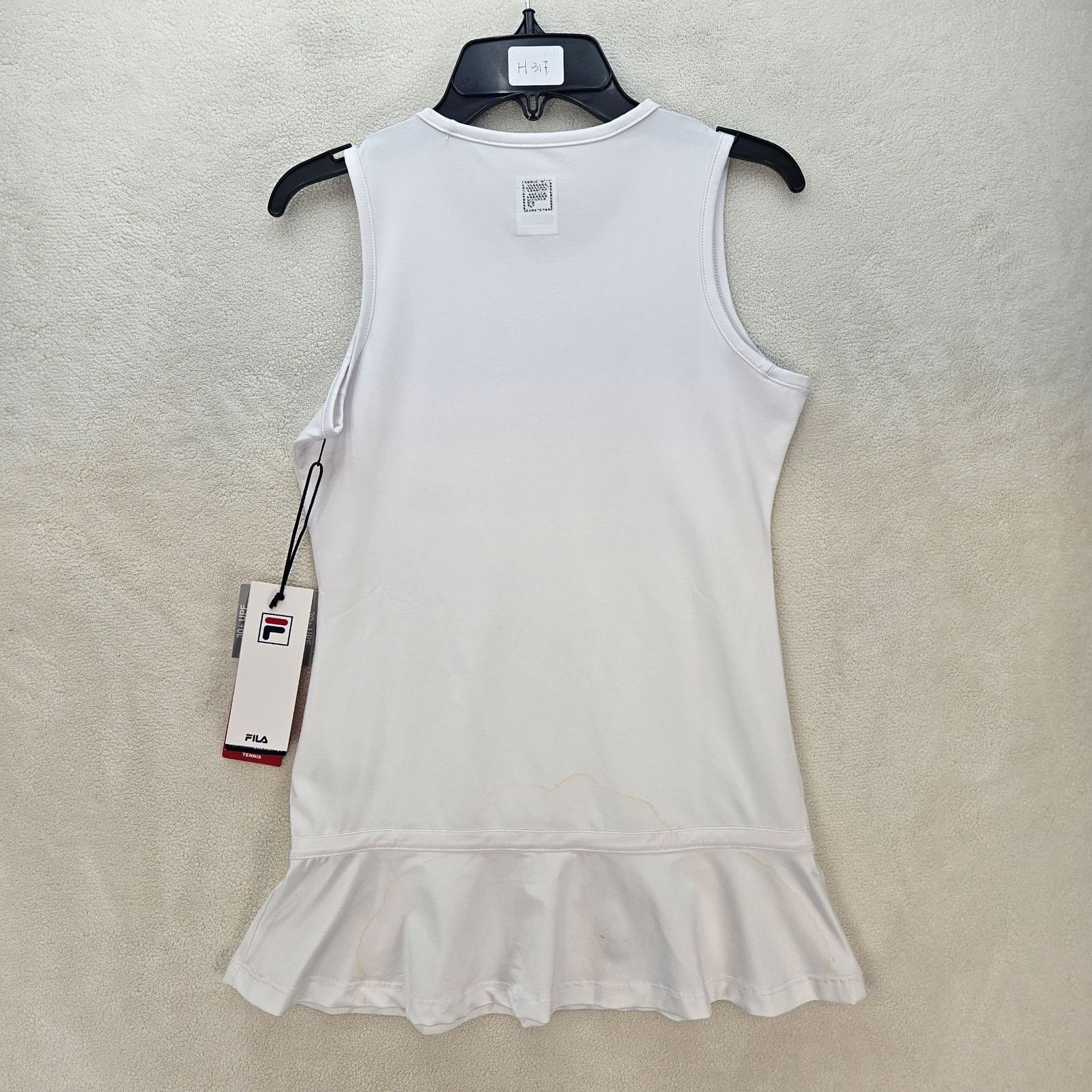 Fila FILA GIRLS MEDIUM WHITE TENNIS DRESS NWT RHINESTONE LOGO Size US M / EU 48-50 / 2 - 6 Thumbnail