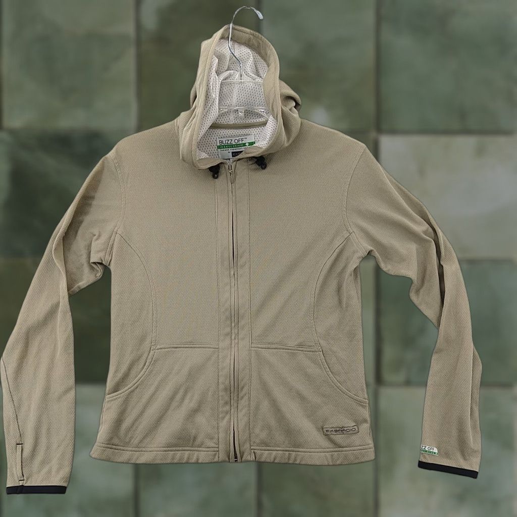 ExOfficio ExOfficio Buzz Off Long Sleeve Zip Front Hiking Shirt Women's XS Gray Thumbholes Size XS / US 0-2 / IT 36-38 - 1 Thumbnail