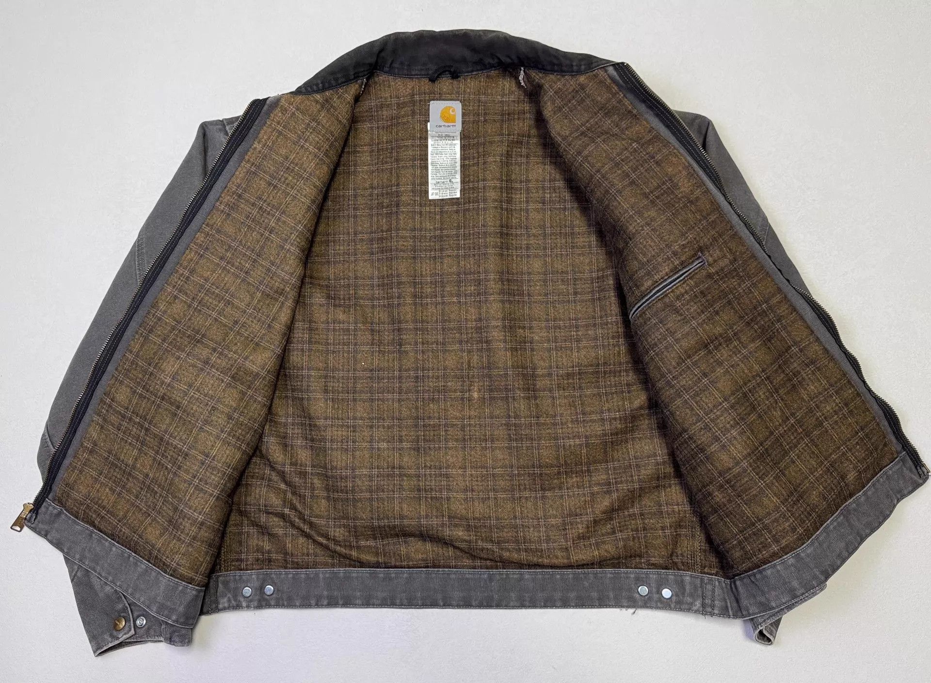 Carhartt Vintage Carhartt J97 GVL Gray Detroit Jacket XL Size US XL / EU 56 / 4 - 4 Thumbnail