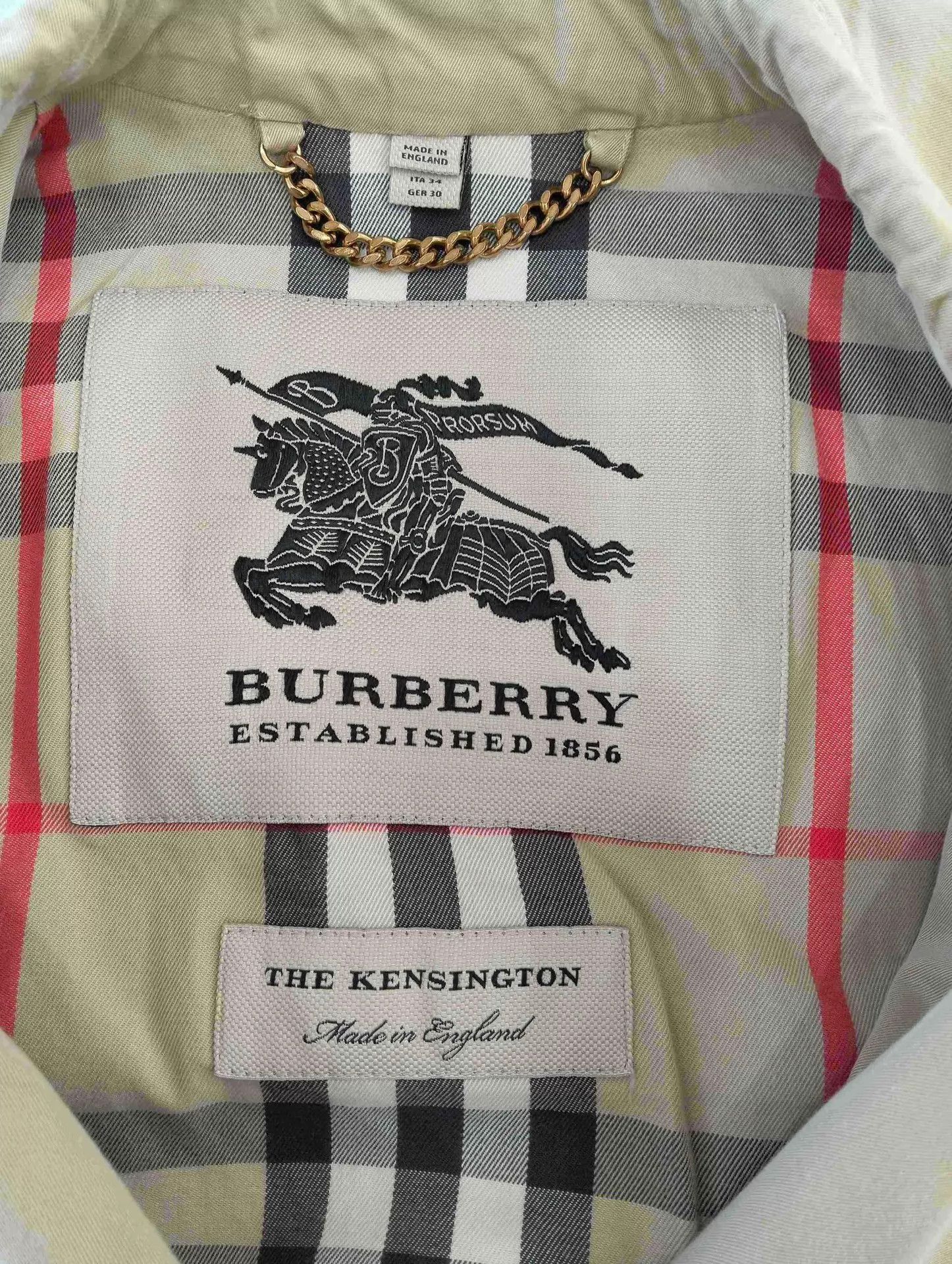 Burberry Burberry Women's Mid-Length Trench Coat UK2 95 New Size XXS / US 00 / IT 34 - 4 Thumbnail