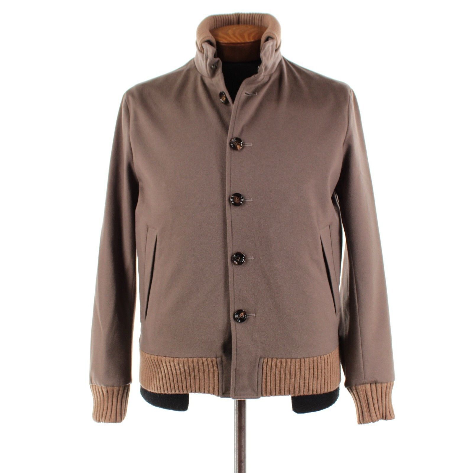 Kiton Kiton Jacket Size M US In Brown Wool Size US M / EU 48-50 / 2 - 1 Thumbnail