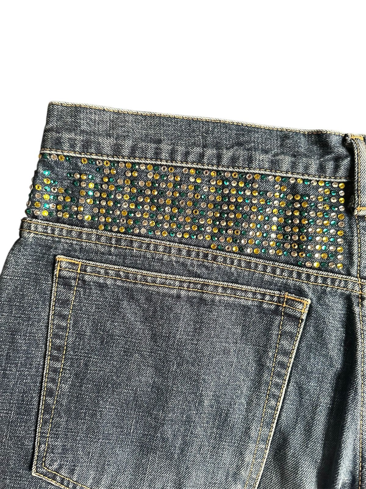 Swagger Swagger Rhinestone Denim Shorts Size US 34 / EU 50 - 7 Thumbnail
