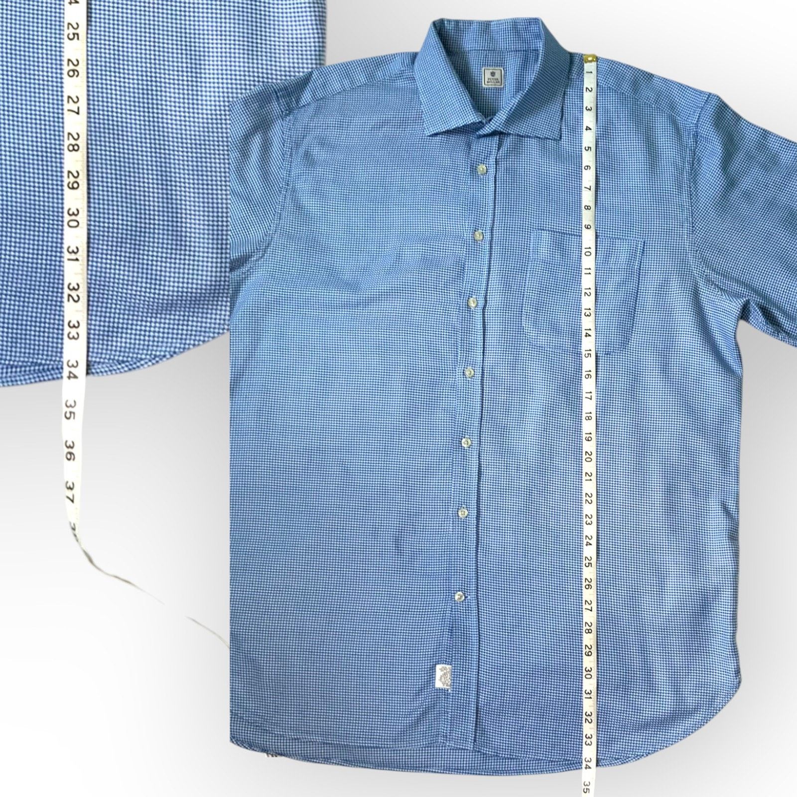 Peter Millar Peter Millar Button Down X Large Long Sleeve Collared Shirt Size US XL / EU 56 / 4 - 12 Thumbnail