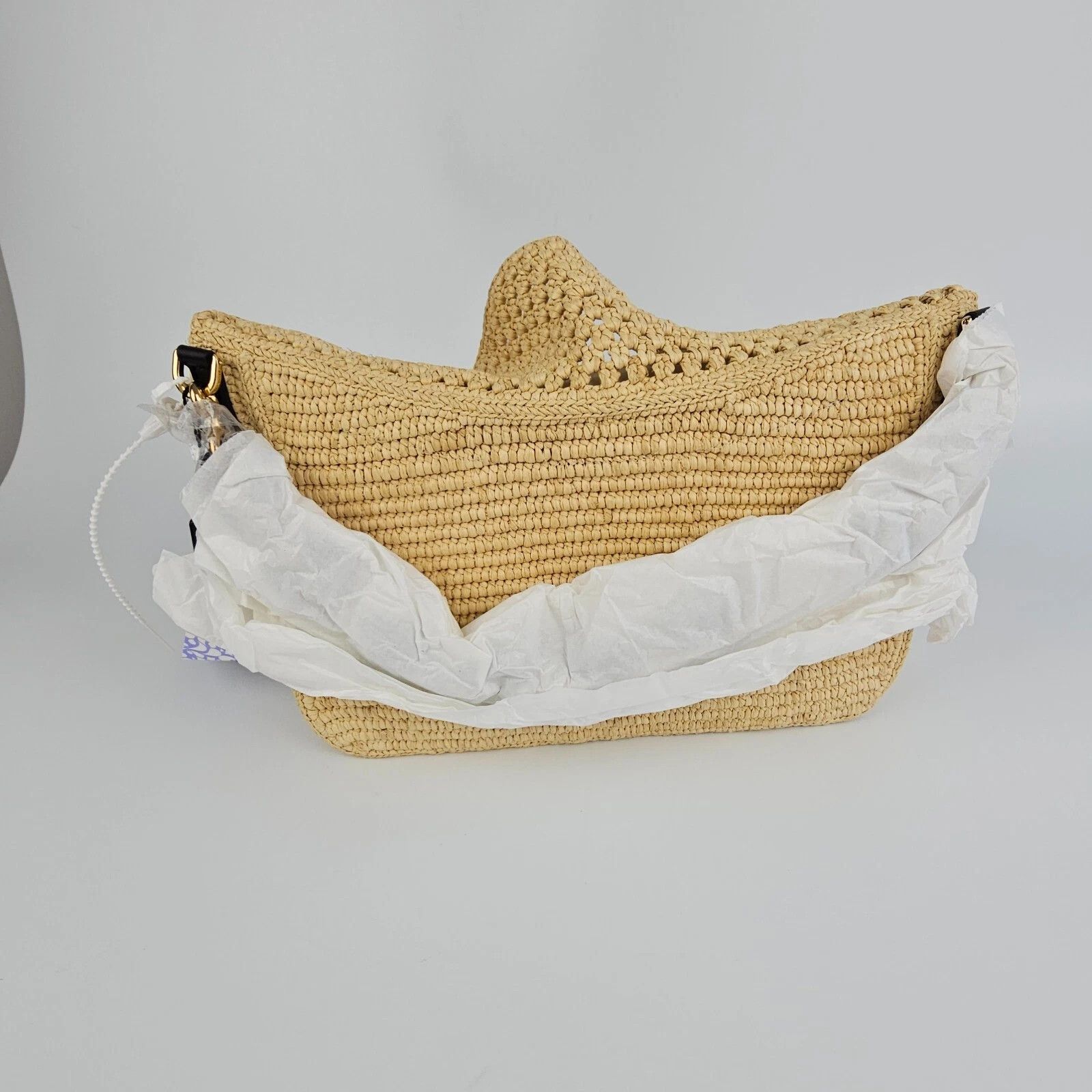 Loewe New LOEWE Ola Medium Natural Raffia Shoulder Bag Size ONE SIZE - 3 Thumbnail