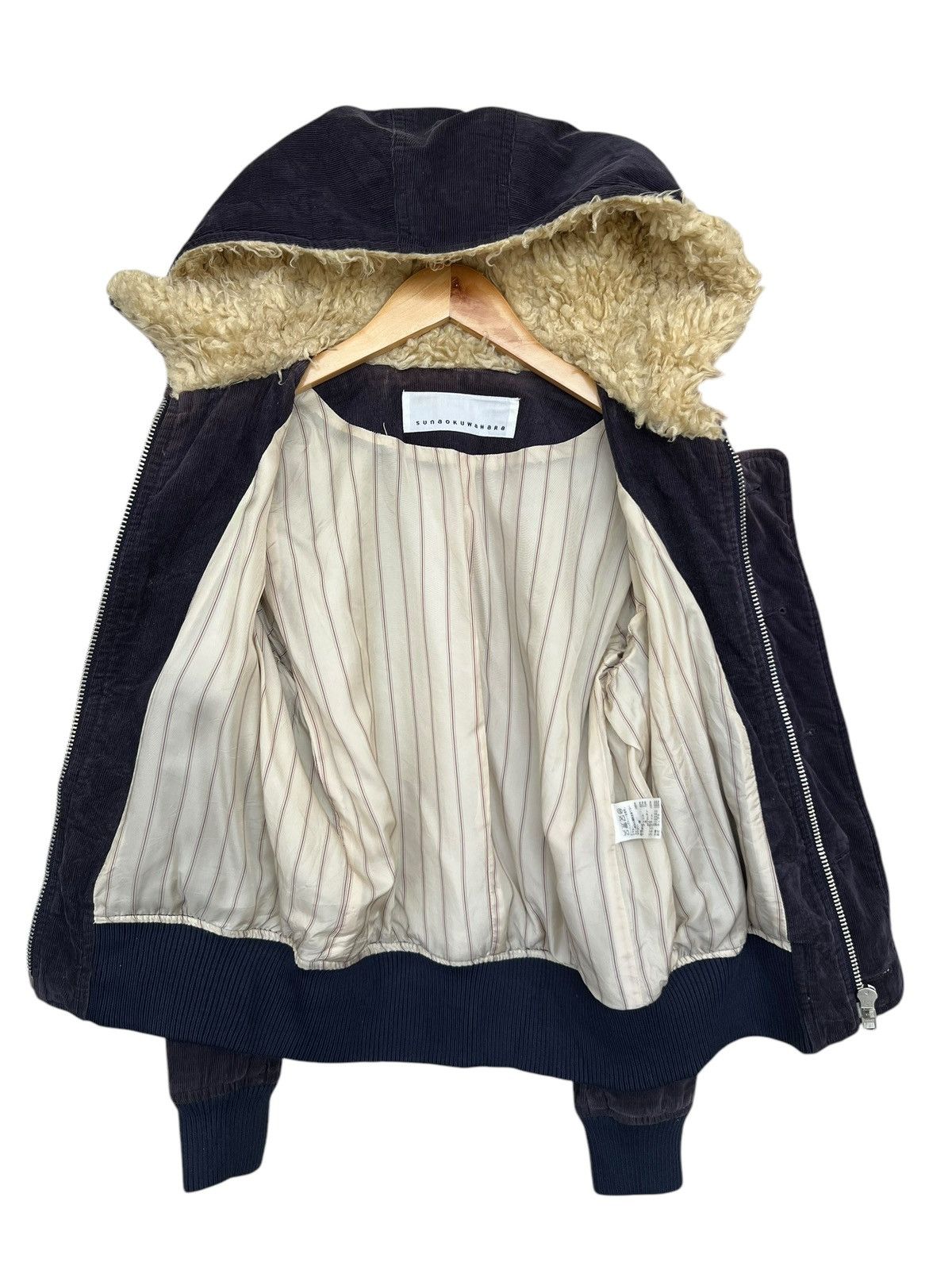 Issey Miyake Issey Miyake Sunaokuwahara Corduroy Fleece Hoodie Jacket Size US S / EU 44-46 / 1 - 5 Thumbnail