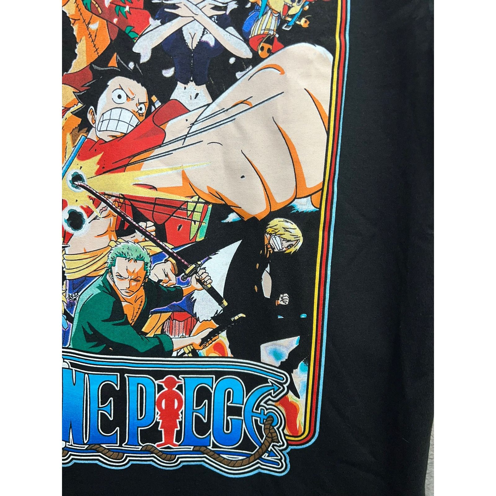 One Piece One Piece Straw Hat Crew Shirt Retro Characters Black Tee S Size US S / EU 44-46 / 1 - 4 Thumbnail