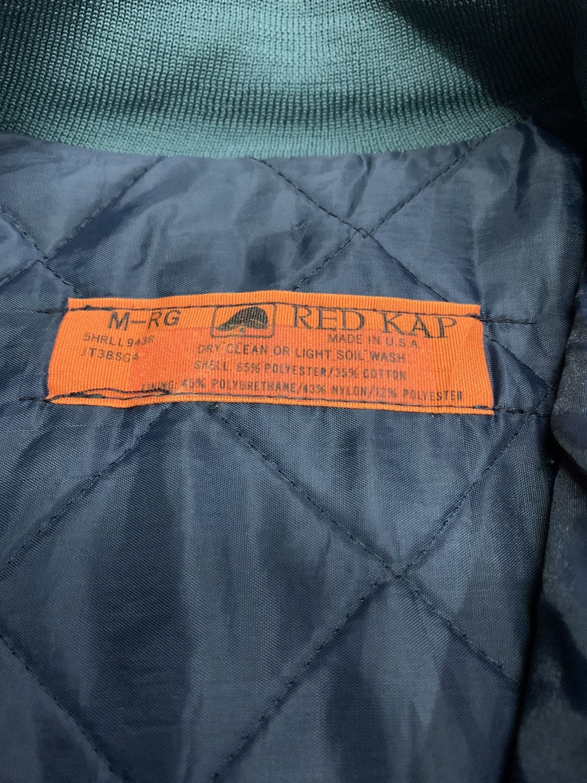 Red Kap Vintage 80's Red Kap Zipper Down Bombers Jacket Size US M / EU 48-50 / 2 - 5 Thumbnail