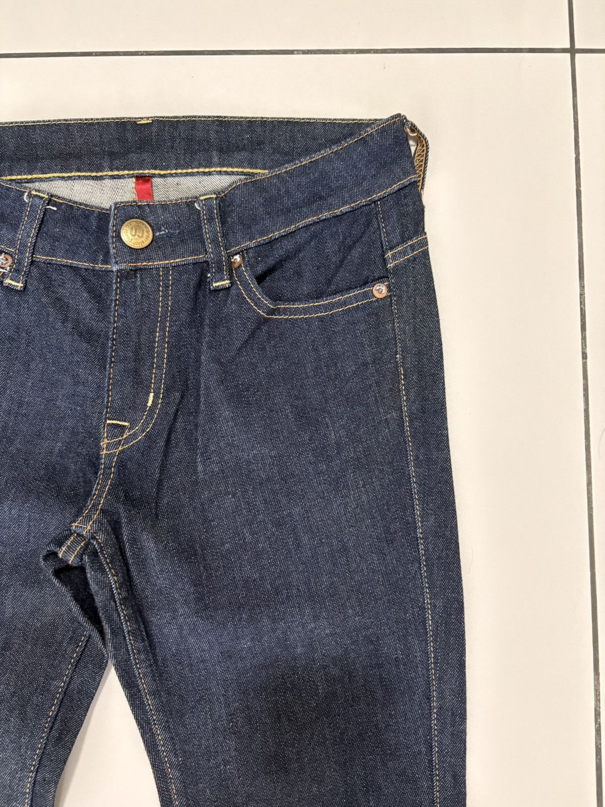 Japanese Brand Uniqlo Slimfit Bootcut Jeans Denim Size US 29 - 7 Thumbnail