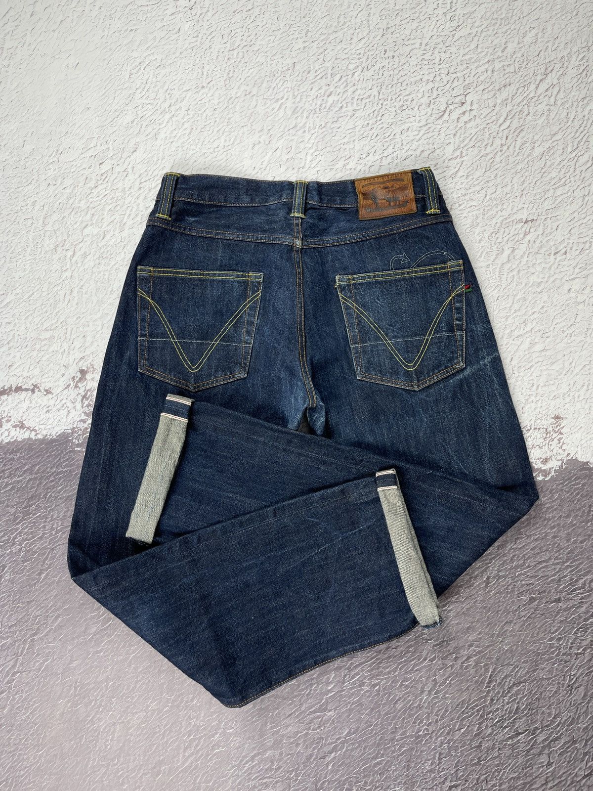 Denim Demon Aktiebolaget Denim Demon AAJJA Raw Selvedge Blue Jeans Men’s Size US 31 - 2 Thumbnail