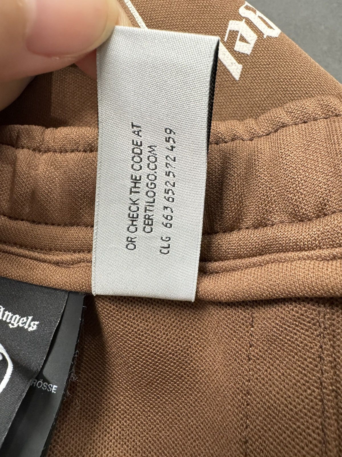 Palm Angels New Logo Track Pants - Brown, M Size US 32 / EU 48 - 6 Thumbnail