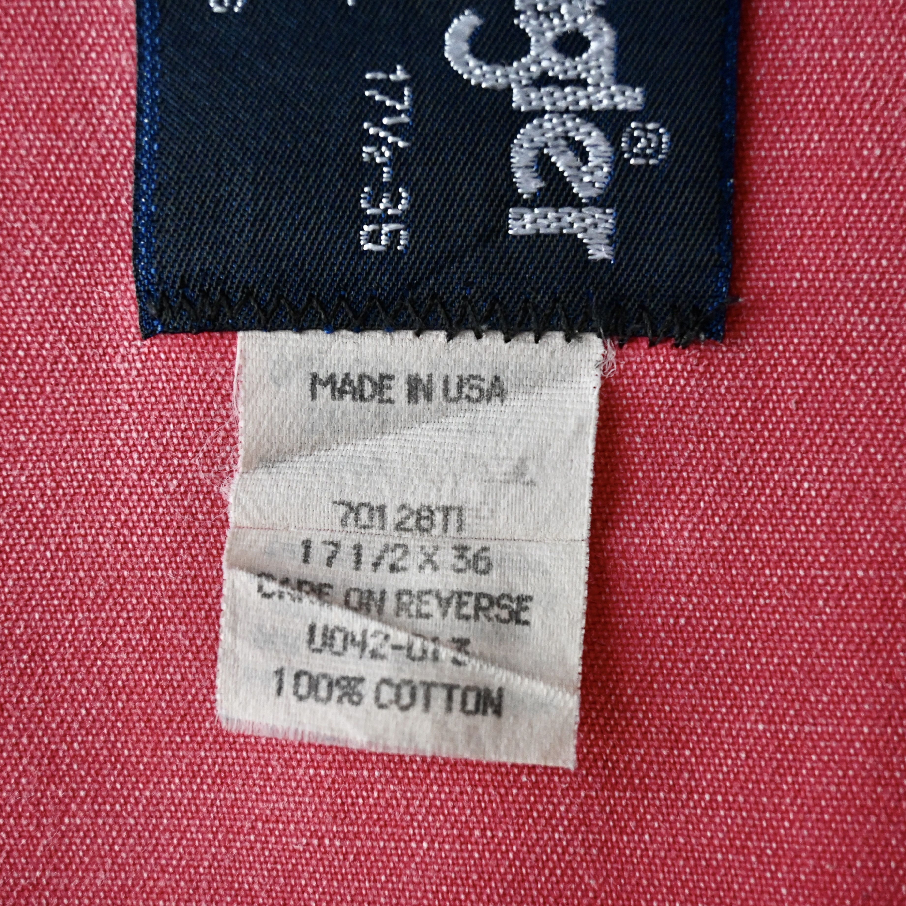 Vintage VTG Wrangler Brushpopper shirt Aztec Navajo peach pink 17.5 Size US XL / EU 56 / 4 - 14 Thumbnail