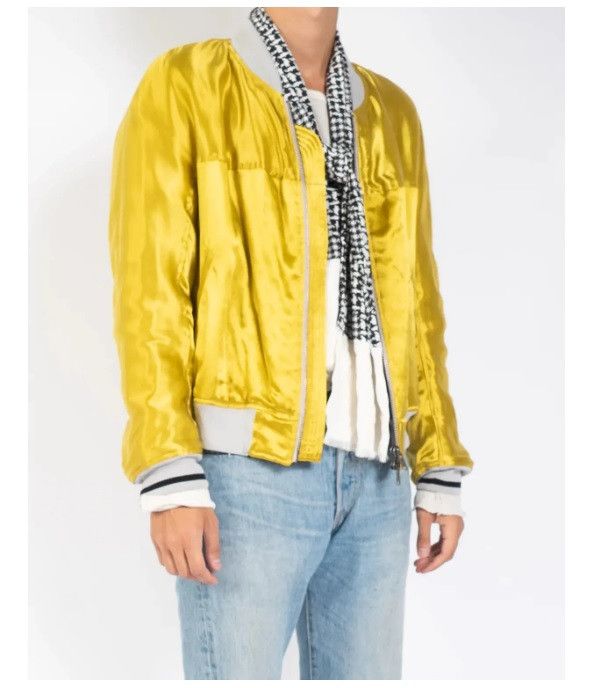 Haider Ackermann HAIDER ACKERMANN REVERSIBLE SILK /SATIN BOMBER Size US M / EU 48-50 / 2 - 1 Thumbnail