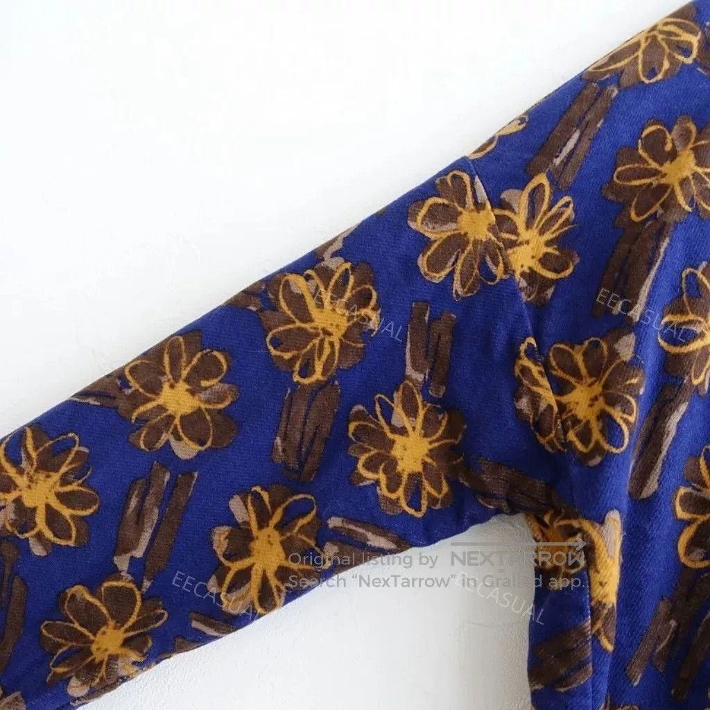 45rpm Floral Corduroy Pullover Top. Size XS / US 0-2 / IT 36-38 - 5 Thumbnail