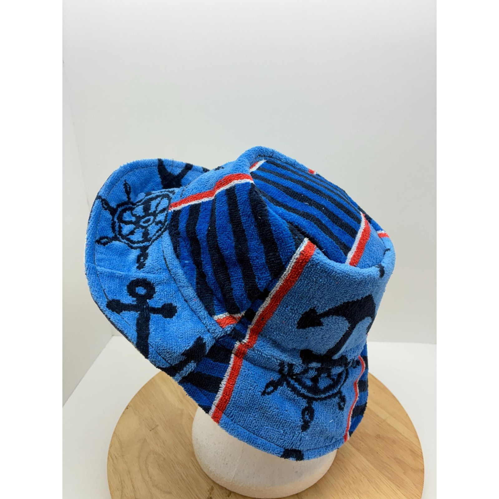 Other Upcycled Bucket Hat, Nautical Summer Hat, Soft, Packable, Size ONE SIZE - 18 Thumbnail