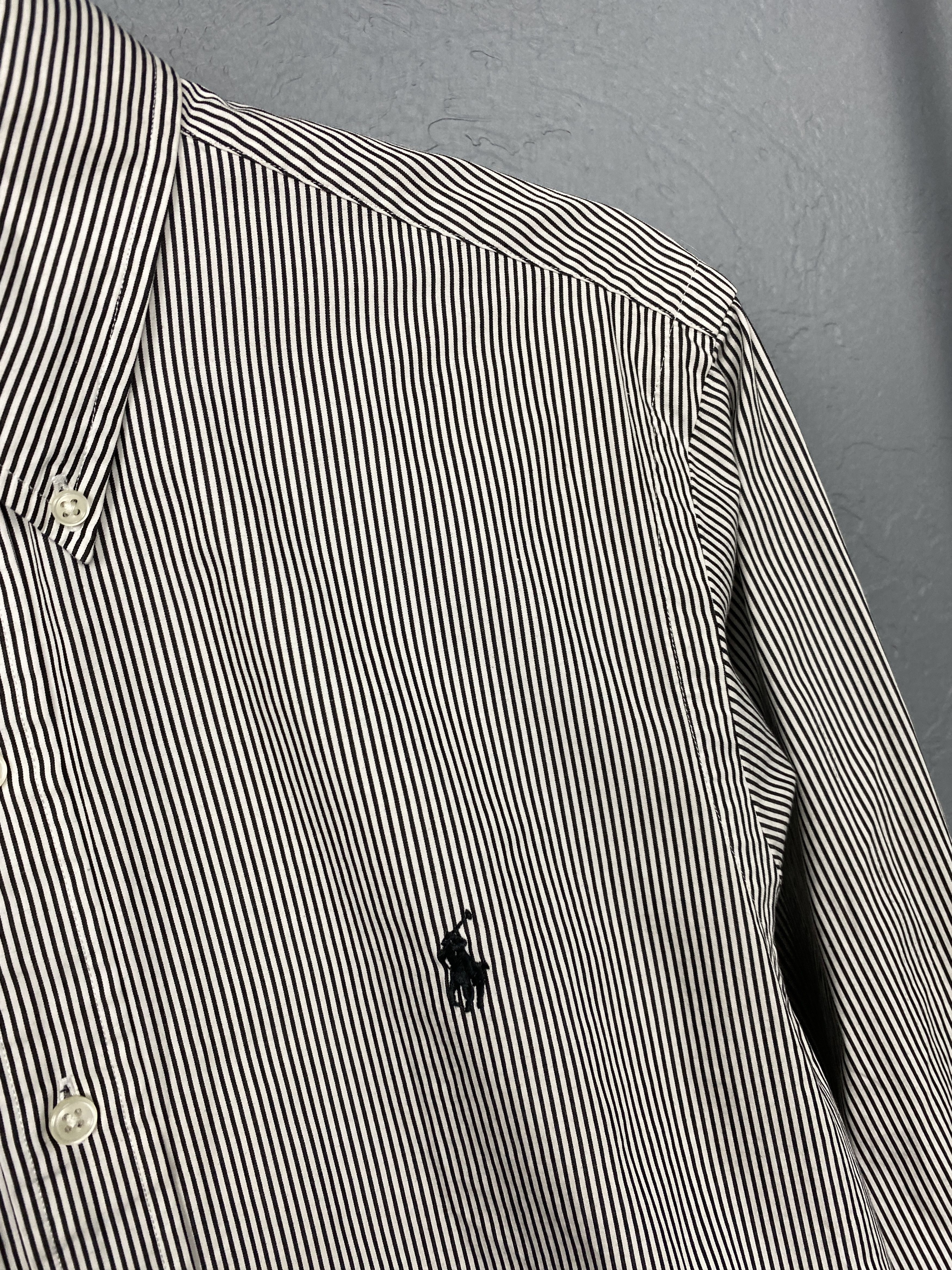 Polo Ralph Lauren Polo Ralph Lauren Vintage Mens Striped Shirt Size US M / EU 48-50 / 2 - 3 Thumbnail