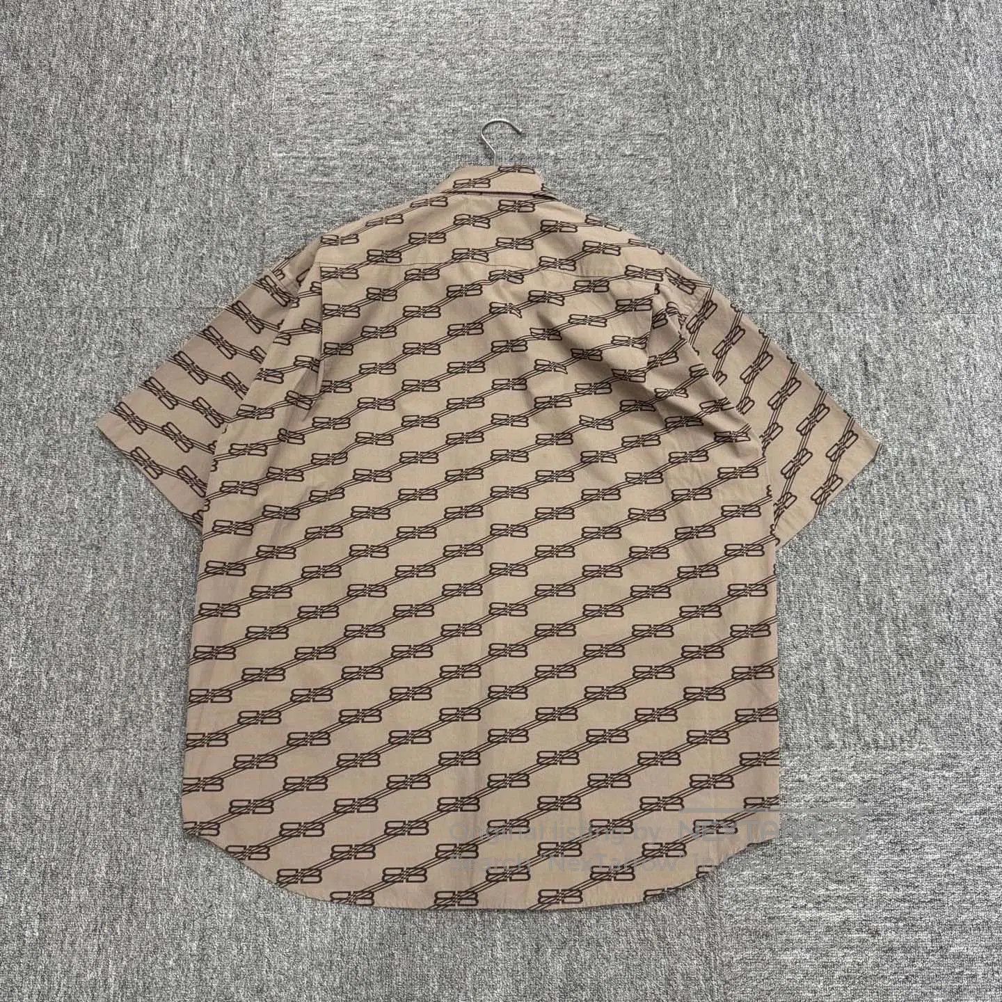 Balenciaga Balenciaga Lock Buckle Print Short Sleeve Shirt. Size US XS / EU 42 / 0 - 5 Thumbnail