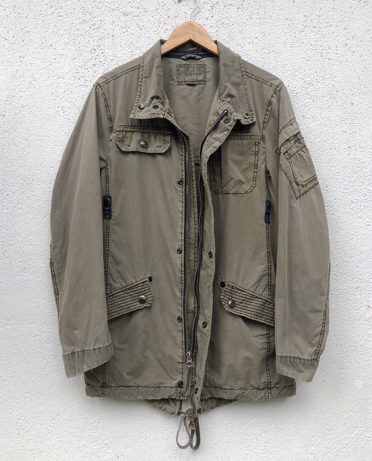 Energie Energie Italy Green Military Parka Jacket Size US L / EU 52-54 / 3 - 13 Thumbnail