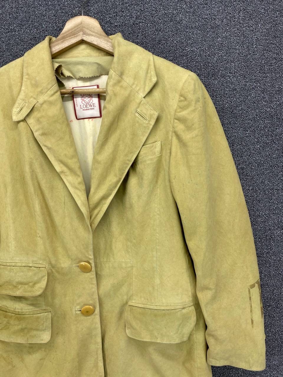 Loewe Vintage Loewe Madrid Leather Blazer Coats Jacket Size M / US 6-8 / IT 42-44 - 7 Thumbnail