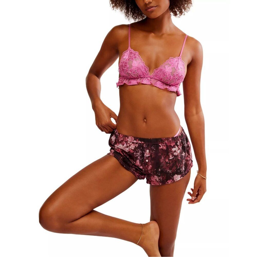 Free People NWT New Free People Hotel Chantelle Triangle Bralette In Da Size ONE SIZE - 3 Thumbnail