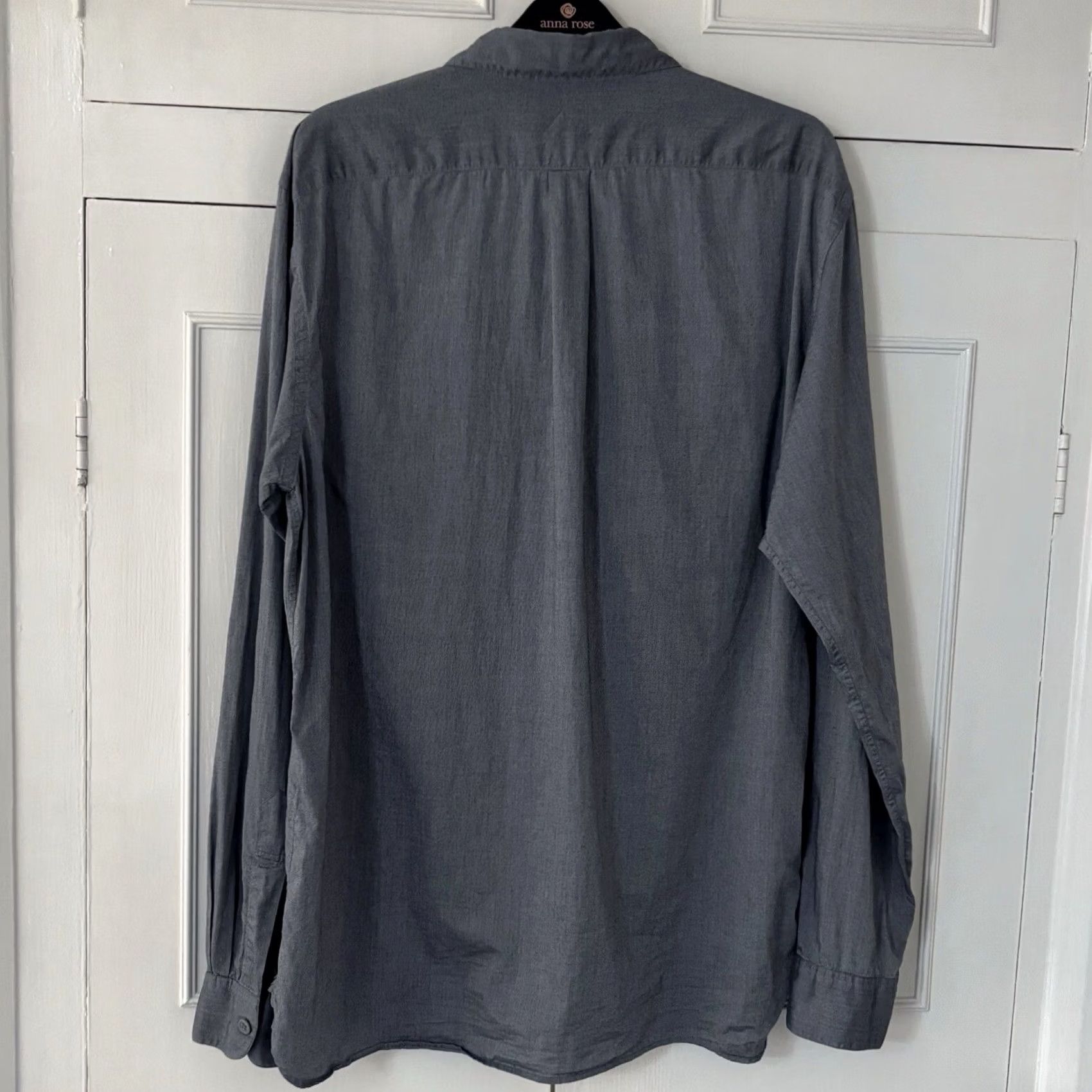 Margaret Howell VINTAGE? No. Margaret Howell Shirt Mens Grey Cotton Chest Pockets L Vgc Pre Loved Size US L / EU 52-54 / 3 - 2 Thumbnail