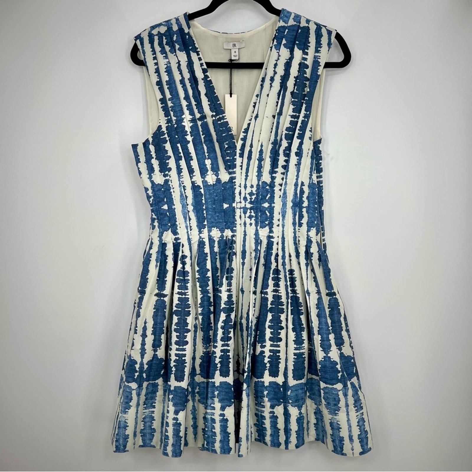 Banana Republic Banana Republic Ariana Cici Poplin Dress Sleeveless Pleated Size M / US 6-8 / IT 42-44 - 5 Thumbnail