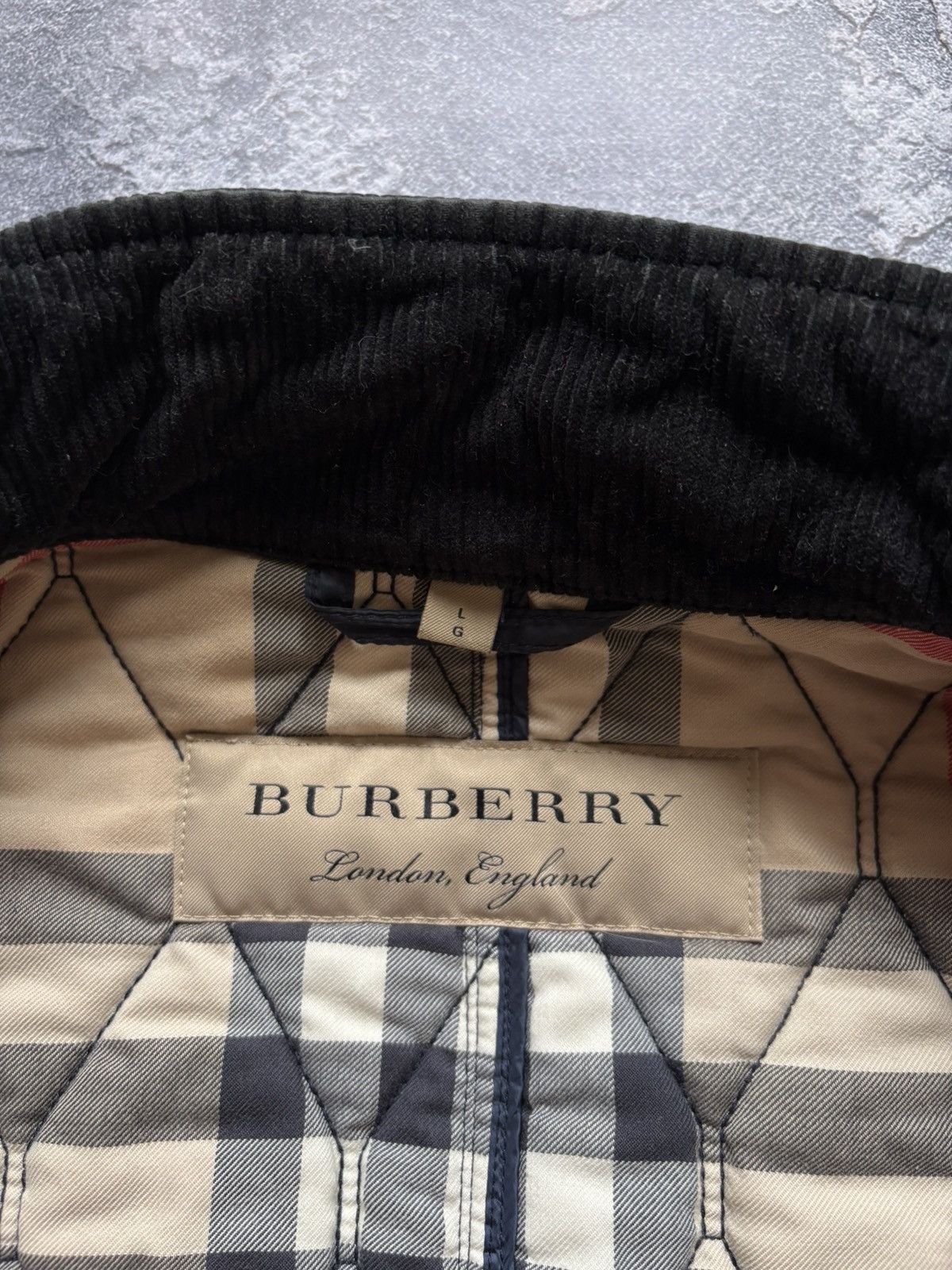 Burberry Vintage Burberry Nova Check Luxury Men's Quilted Jacket Size US L / EU 52-54 / 3 - 10 Thumbnail