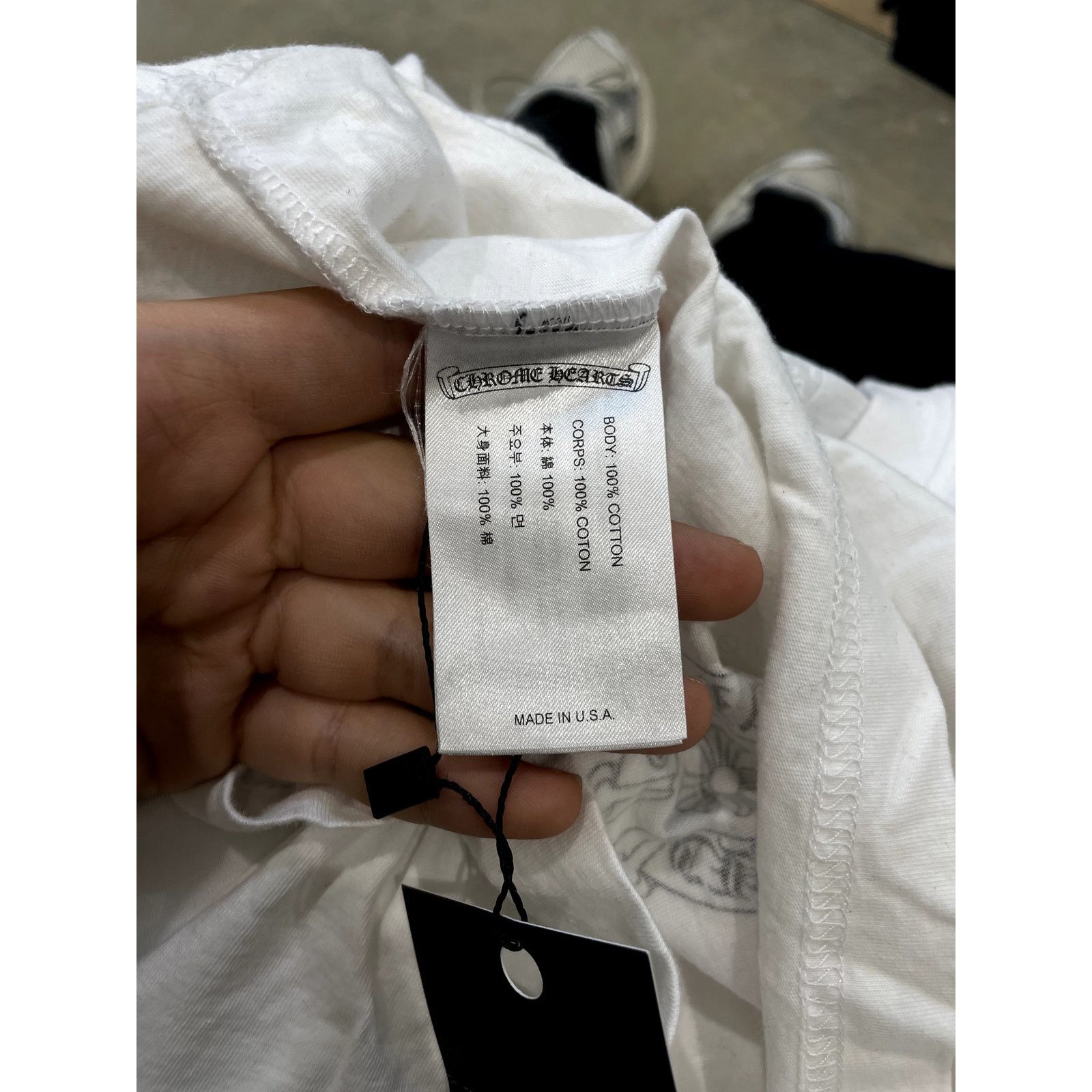Chrome Hearts Chrome Hearts Tee White Multi Logo Used Small Size US S / EU 44-46 / 1 - 4 Thumbnail
