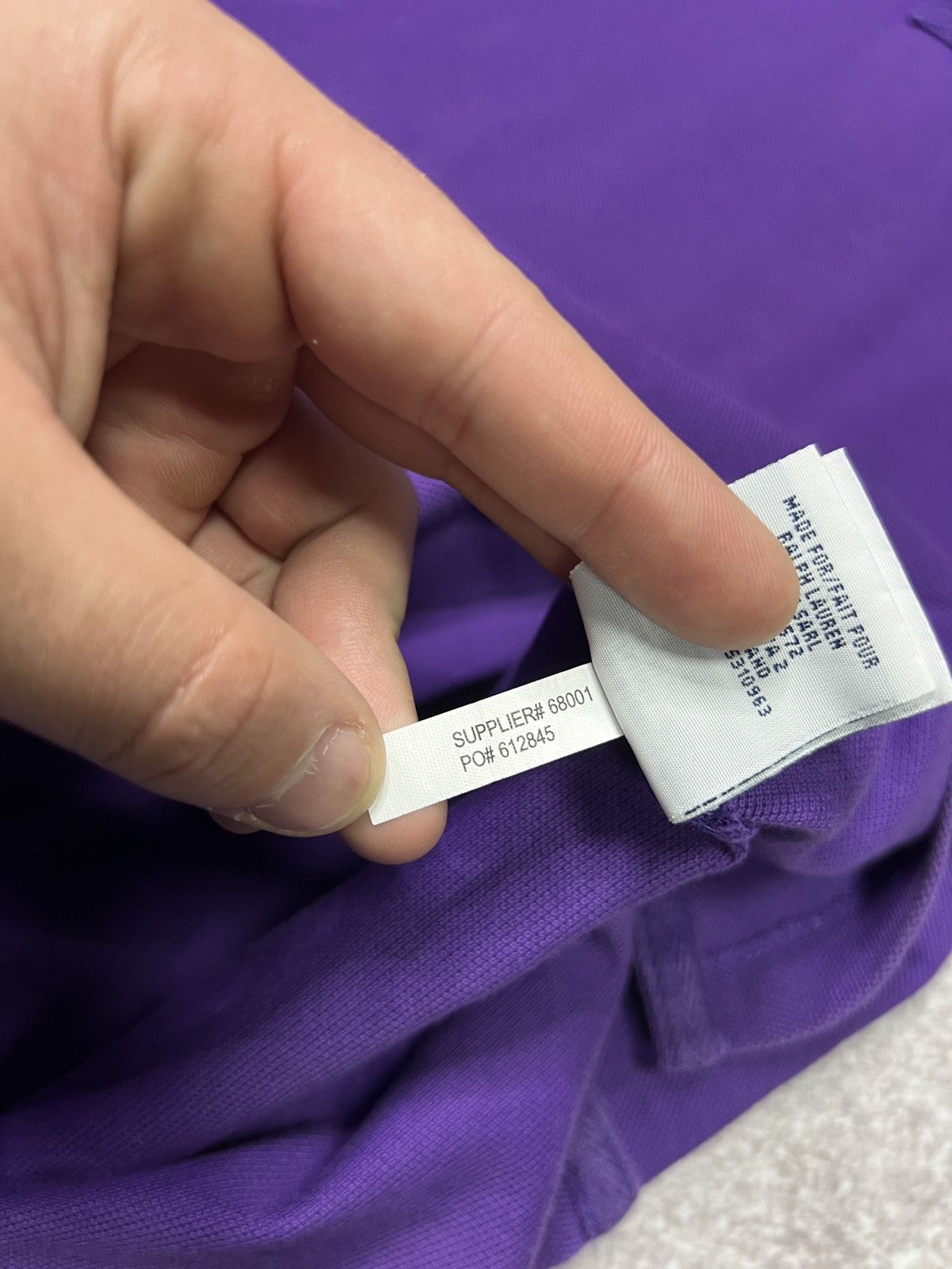 Polo Ralph Lauren Polo Ralph Lauren Purple Big Pony Polo Shirt Size XL Size US XL / EU 56 / 4 - 7 Thumbnail