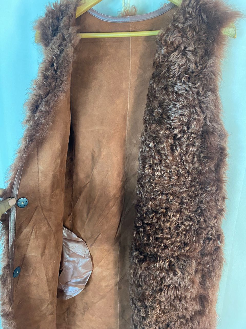 Yves Salomon Unisex🔥Yves salomon fur lamb leather sleeveless jacket Size S / US 4 / IT 40 - 5 Thumbnail