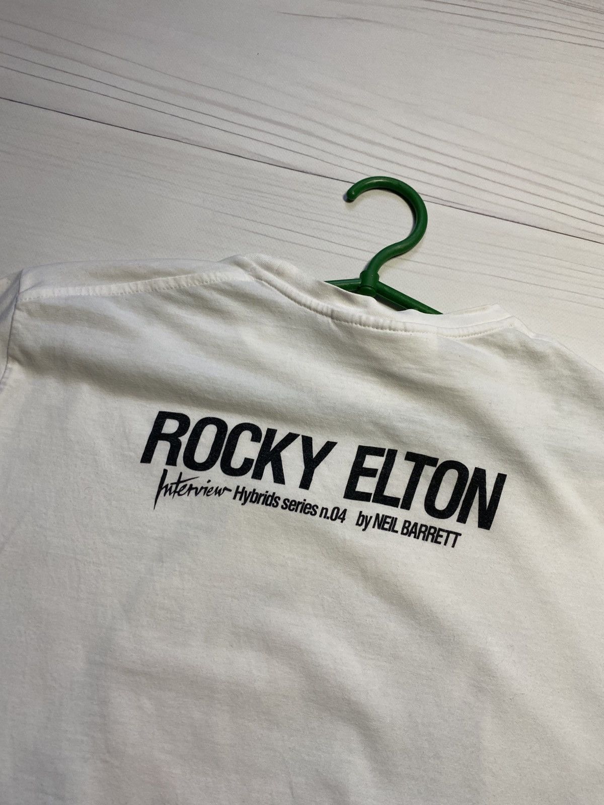 Neil Barrett Rare Neil Barrett Hybrid Rocky Elton Interview y2k t shirt Size US S / EU 44-46 / 1 - 12 Thumbnail