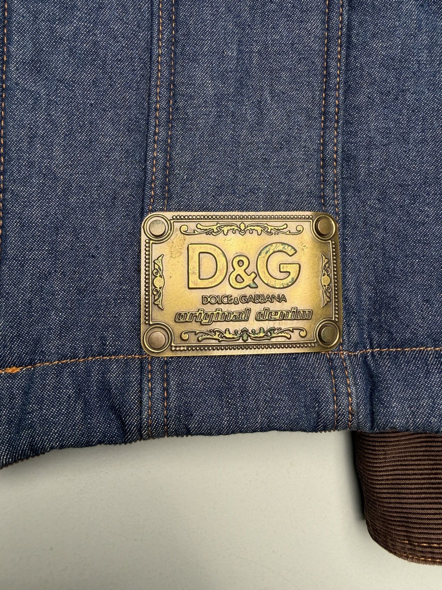 Dolce & Gabbana vintage D&G faux fur lined denim trucket jacket Size US M / EU 48-50 / 2 - 5 Thumbnail