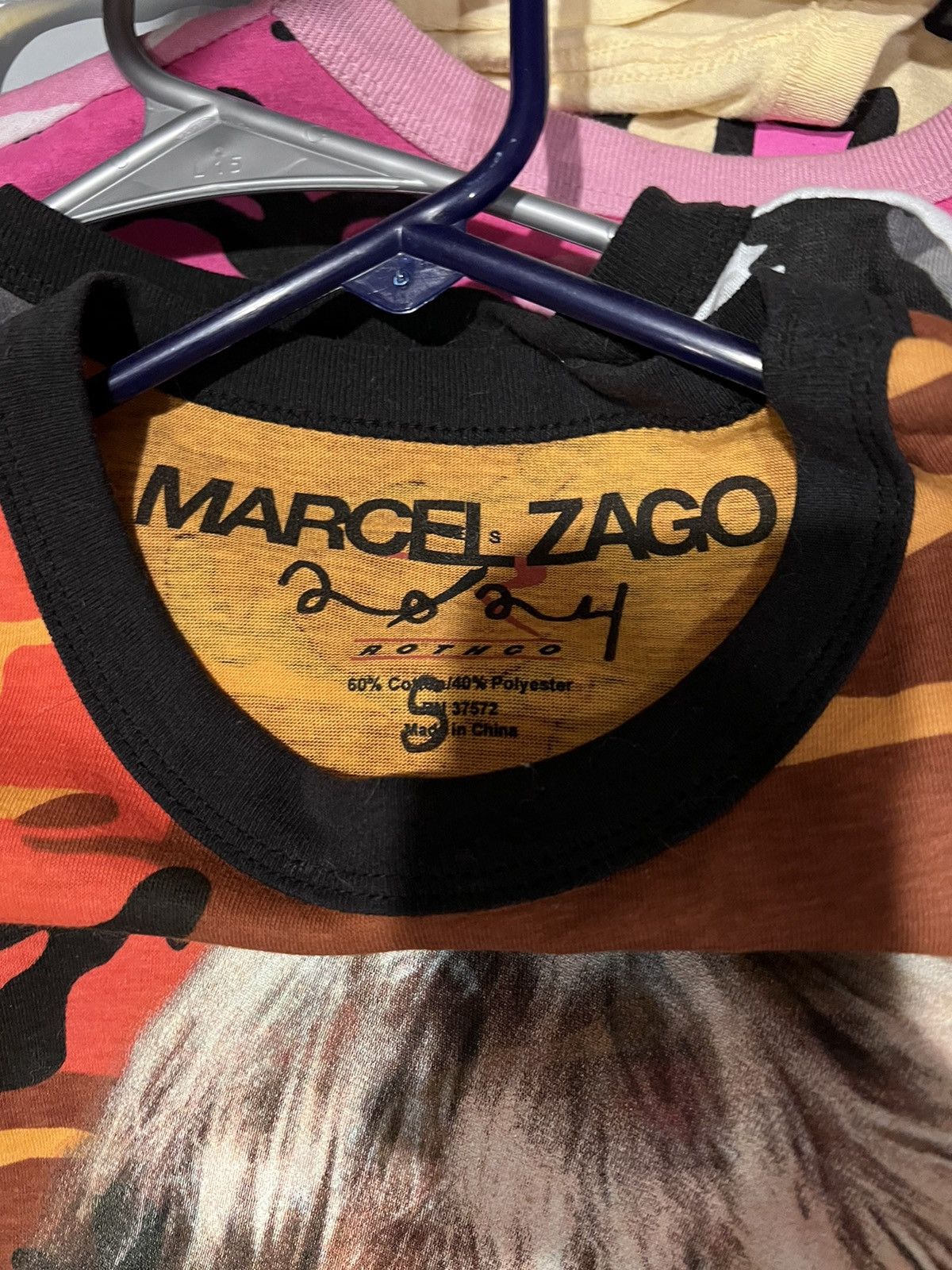 Asspizza × Marcel Zago Gospel Orange Camo Shirt | Marcel Zago | Asspizza Size US S / EU 44-46 / 1 - 3 Thumbnail