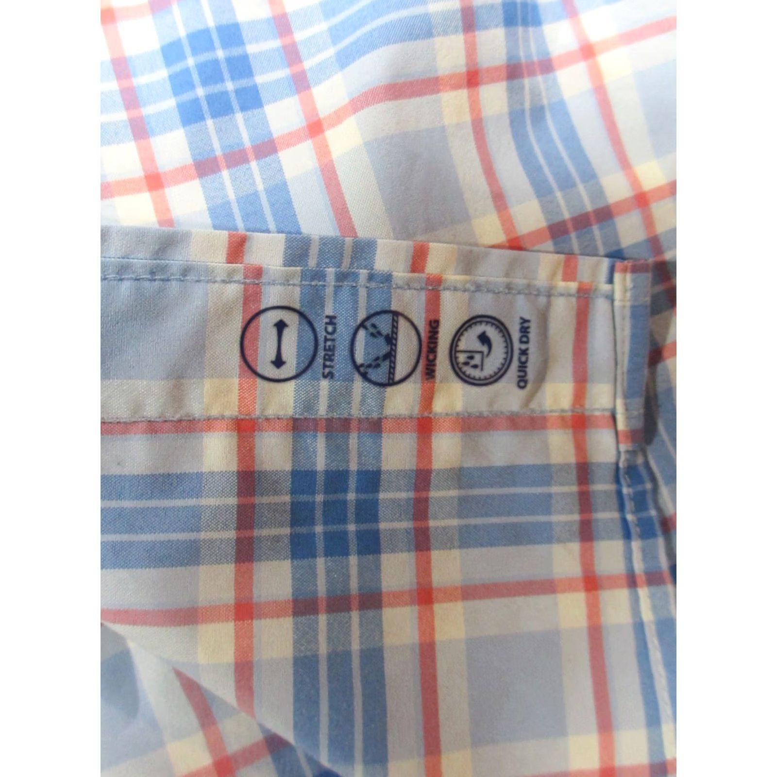 Vineyard Vines Vineyard Vines Shirt Mens Medium Blue Plaid One The Performance Nylon Button Up Size US M / EU 48-50 / 2 - 3 Thumbnail