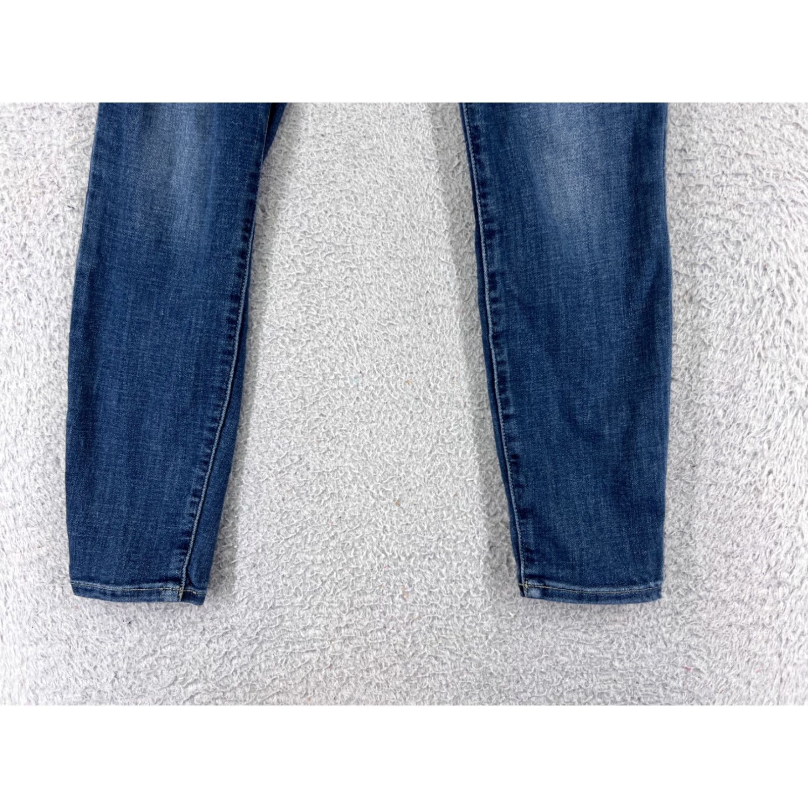 Vintage VINTAGE Black Women's Jeans Skinny Fit Low Rise 20x25 Blue Denim 90s Modern Size 25" / US 0 / IT 36 - 5 Thumbnail