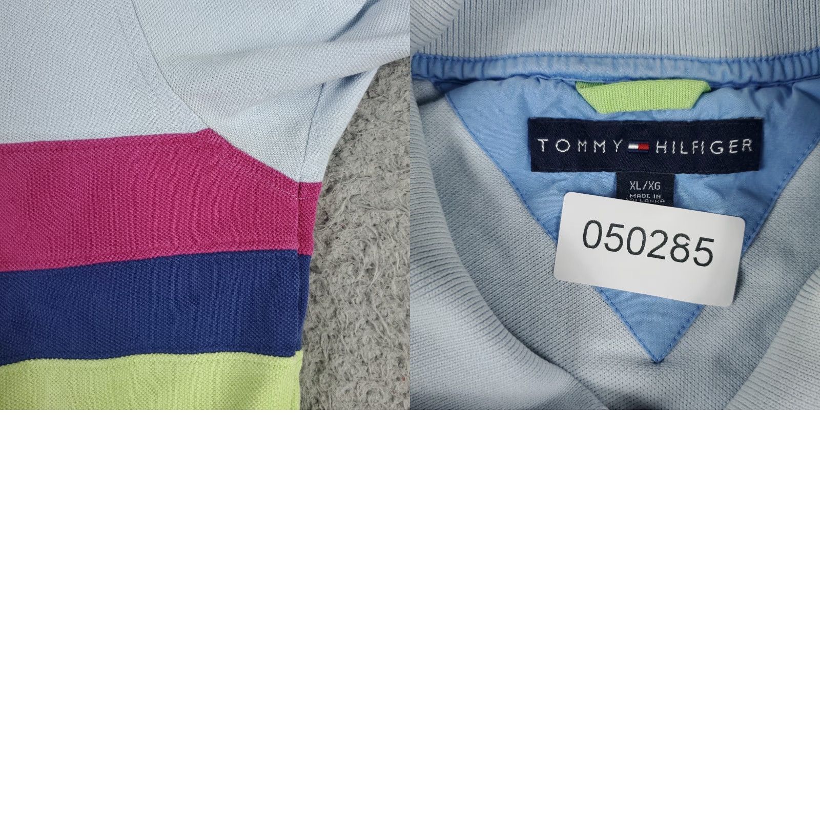 Tommy Hilfiger VINTAGE Tommy Hilfiger Polo Shirt Mens XL Blue Short Sleeve Casual Shirt 100% Cotton Classic American Logo Mens Size US XL / EU 56 / 4 - 8 Thumbnail